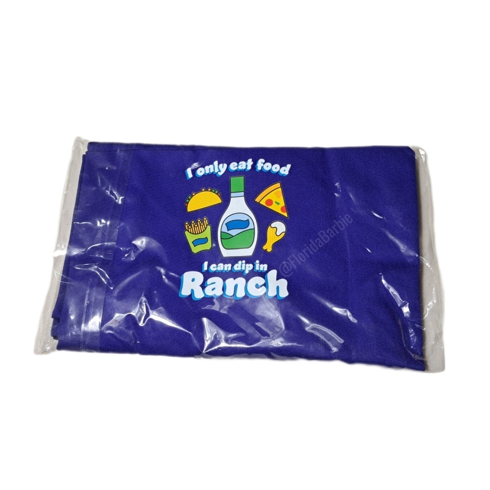 Home Kitchen HIDDEN VALLEY Ranch Blue Apron Kitchen Linen Tools - Picture 2 of 3